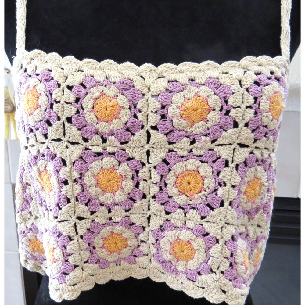 Zara Women's Floral Crochet Tank Top Multicolor Festival  Medium  EUC - Picture 3 of 5